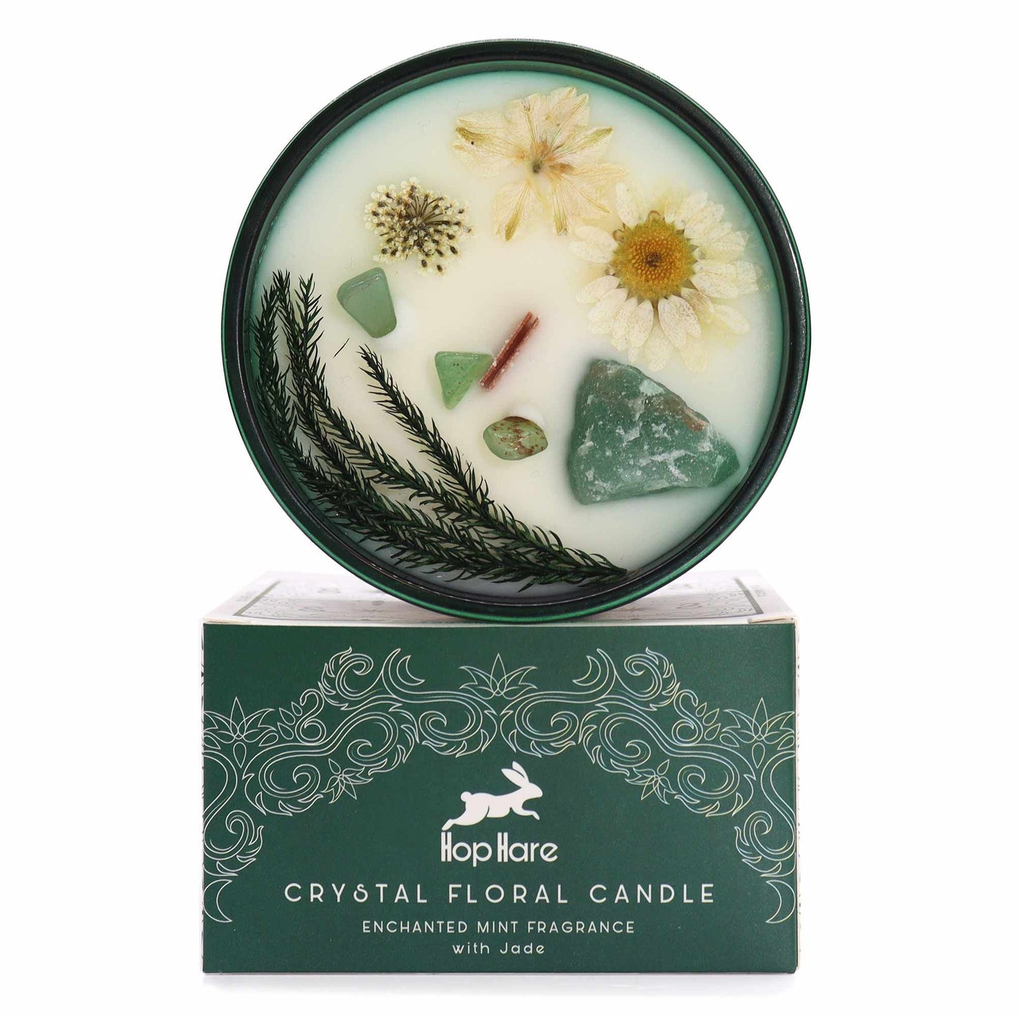 Bougie fleur magique de cristal — Le Mage