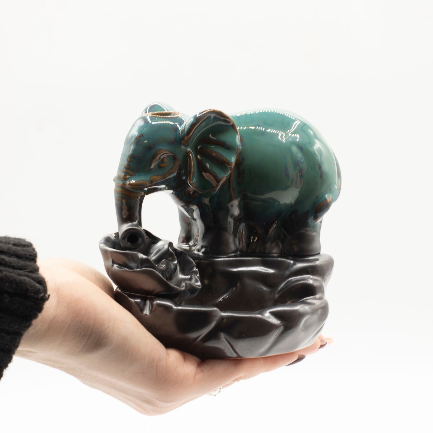 Brûleur à reflux — Éléphant au bassin