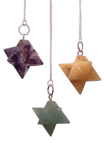 Pendule d’exception — Étoile Merkaba