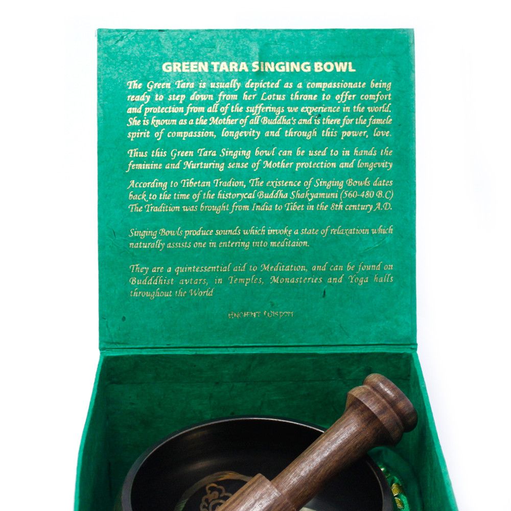 Bol chantant — Tara vert · 10cm