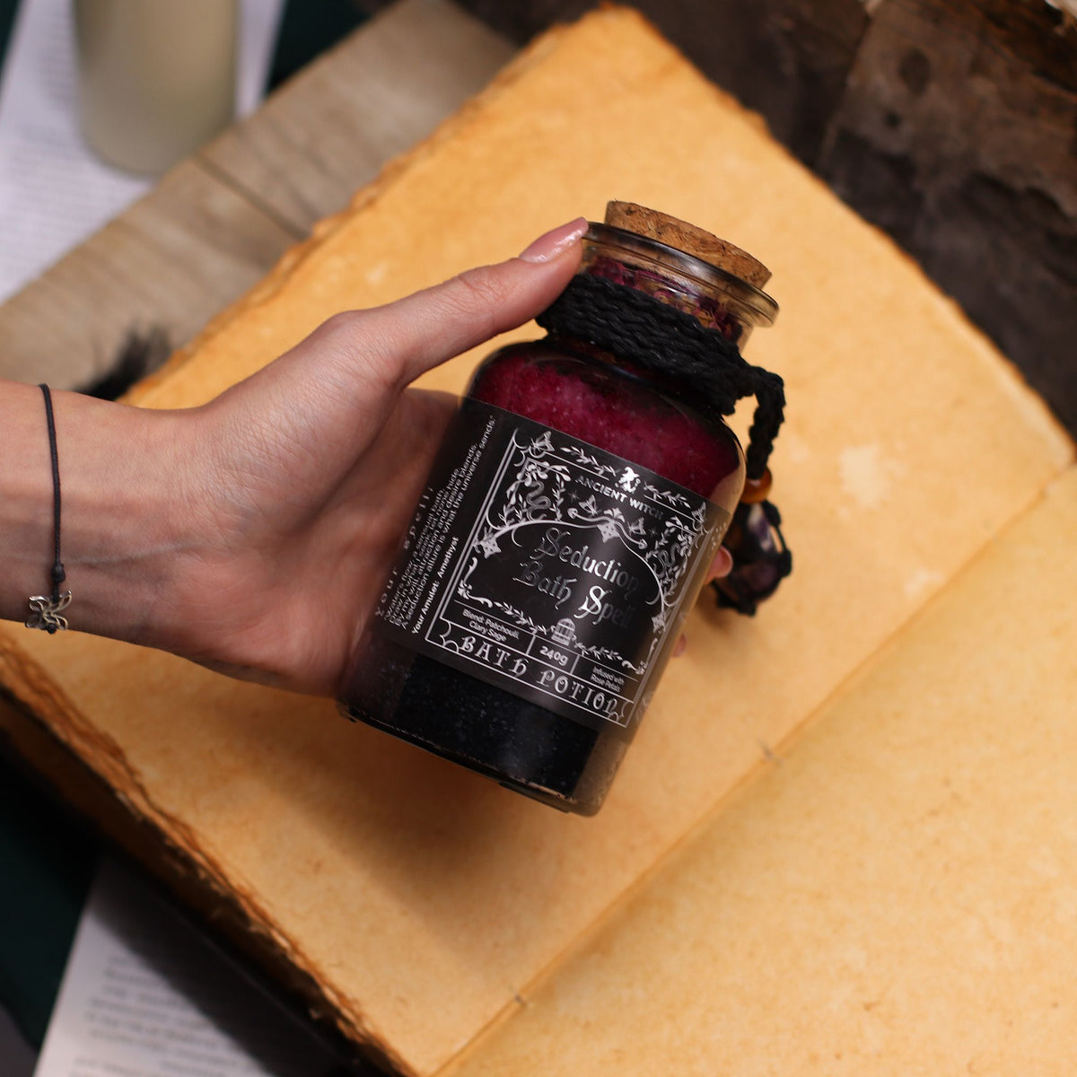 Potion de bain de sorcière, amulette d’améthyste — vue 7