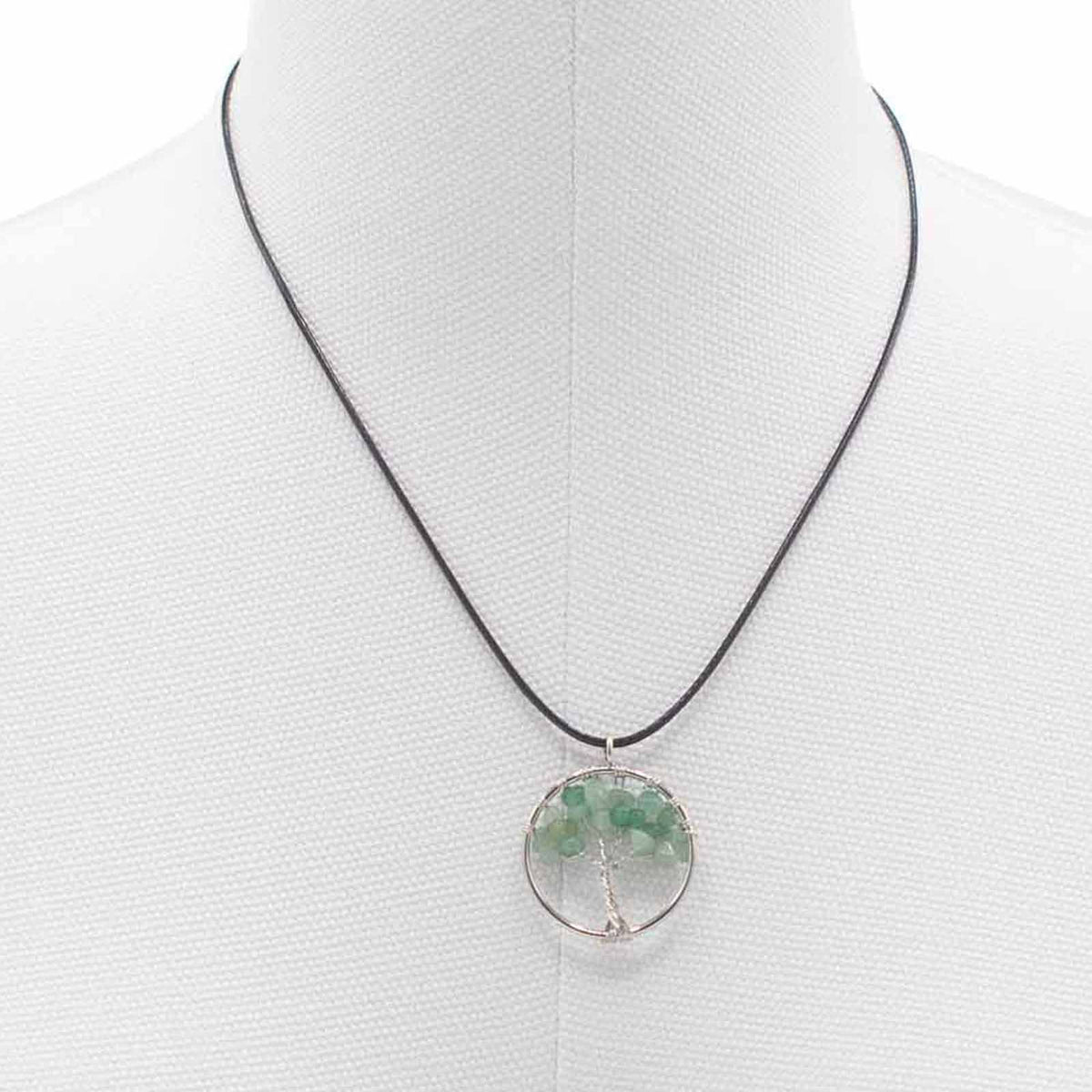 Pendentif arbre de vie en jade — vue 3