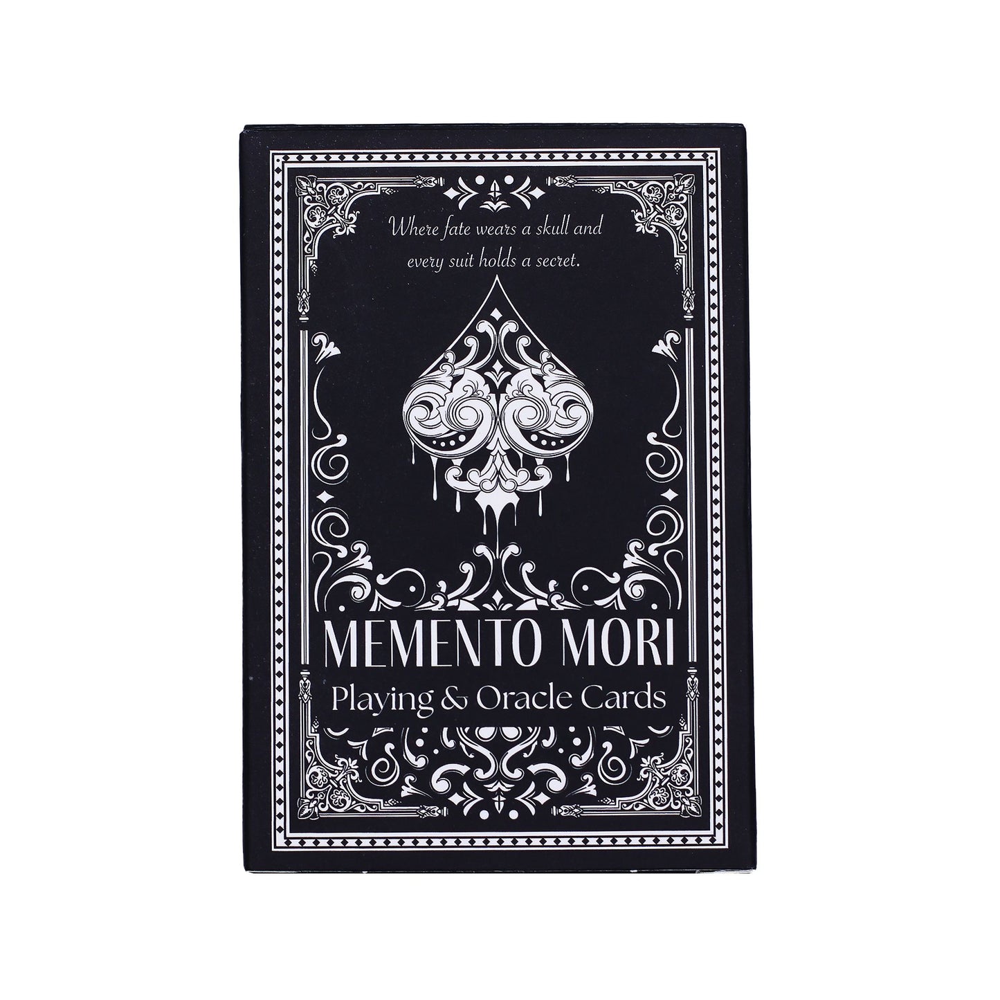 Memento Mori — Cartes de jeu & oracle gothiques