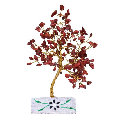 Arbre de gemmes — Jaspe rouge