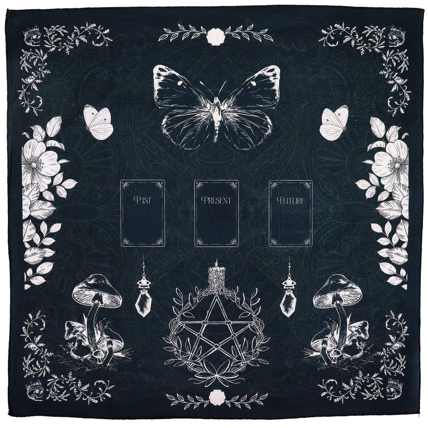 Tapis de lecture de tarot — Sorcière ancienne