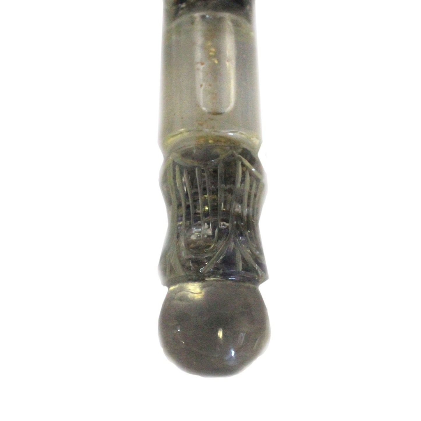Orgonite fontaine — Cuivre & gemmes · 14 cm