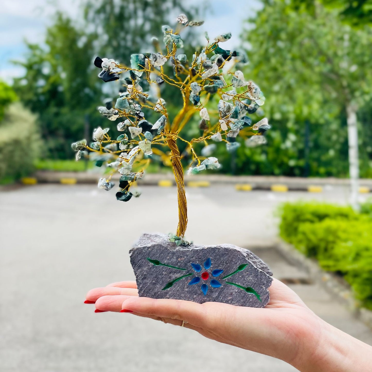 Arbre de gemmes — Agate mousse