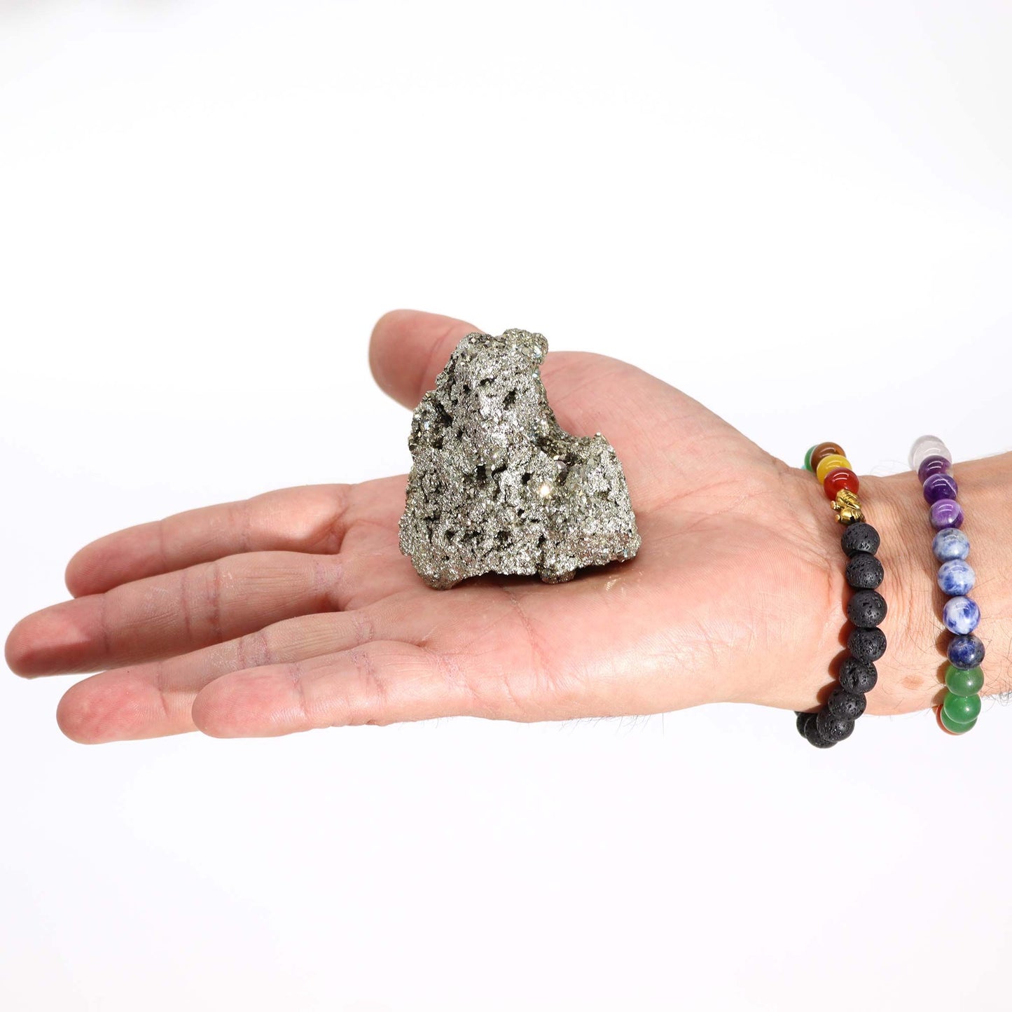 Pyrite péruvienne première qualité — Grand format · 55 à 65 mm