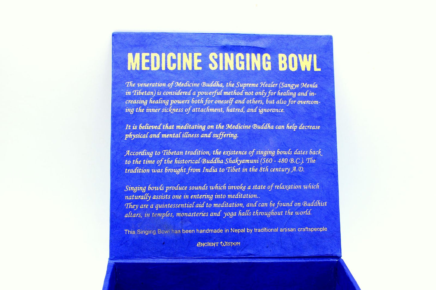 Bol chantant — Bouddha de médecine · 10cm