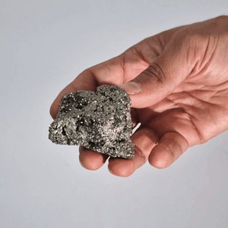 Pyrite péruvienne première qualité — Grand format · 55 à 65 mm