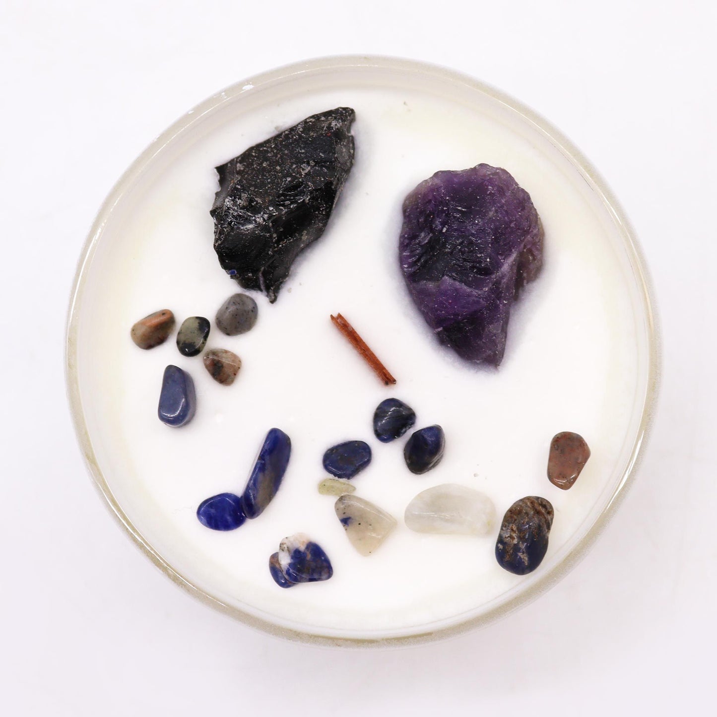 Bougies de cristal de chakra — Chakra du plexus solaire
