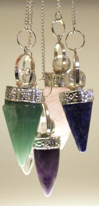 Pendule — Cône & anneau d’argent · Assortis