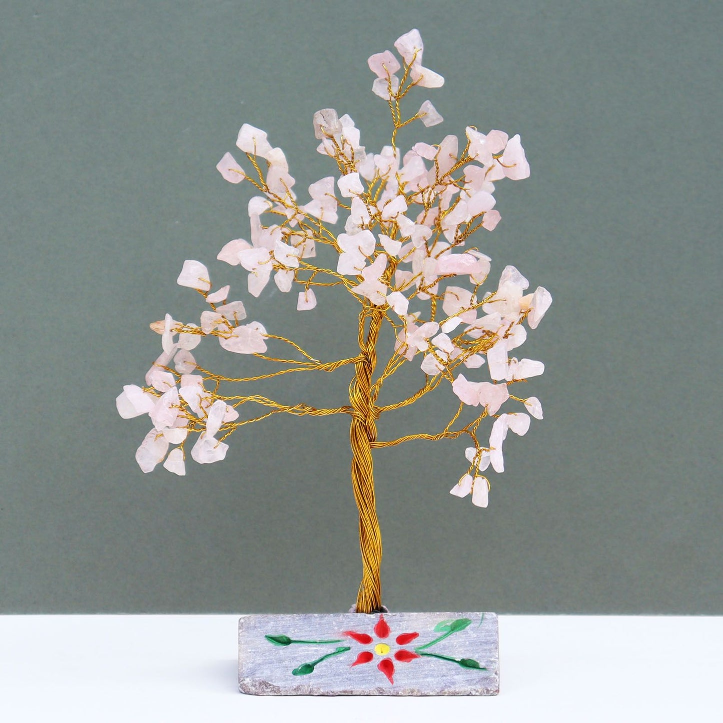 Arbre de gemmes — Quartz rose