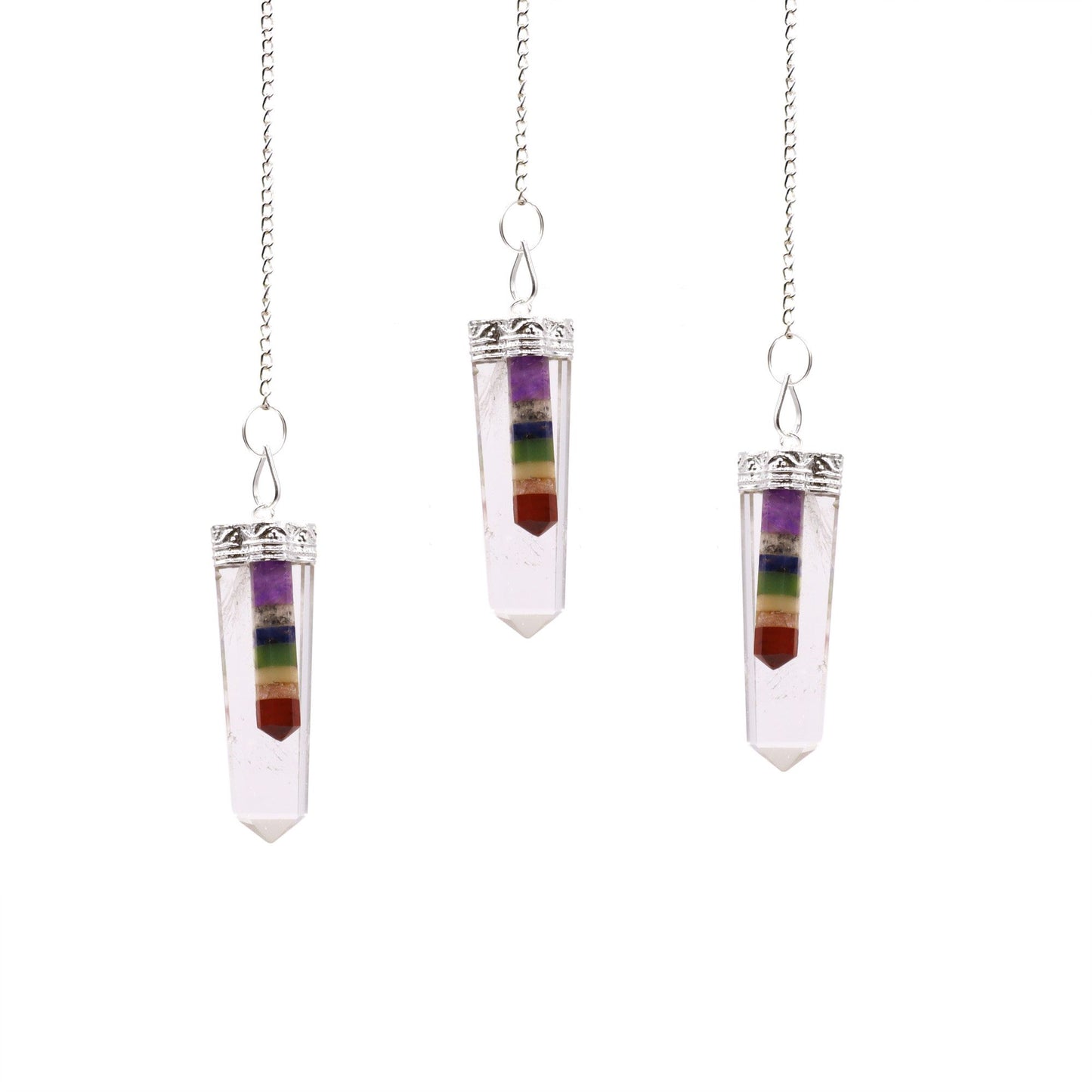 Pendule — Cristal sept chakras