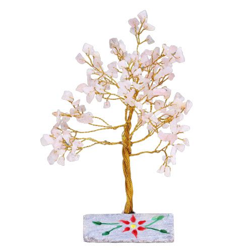 Arbre de gemmes — Quartz rose