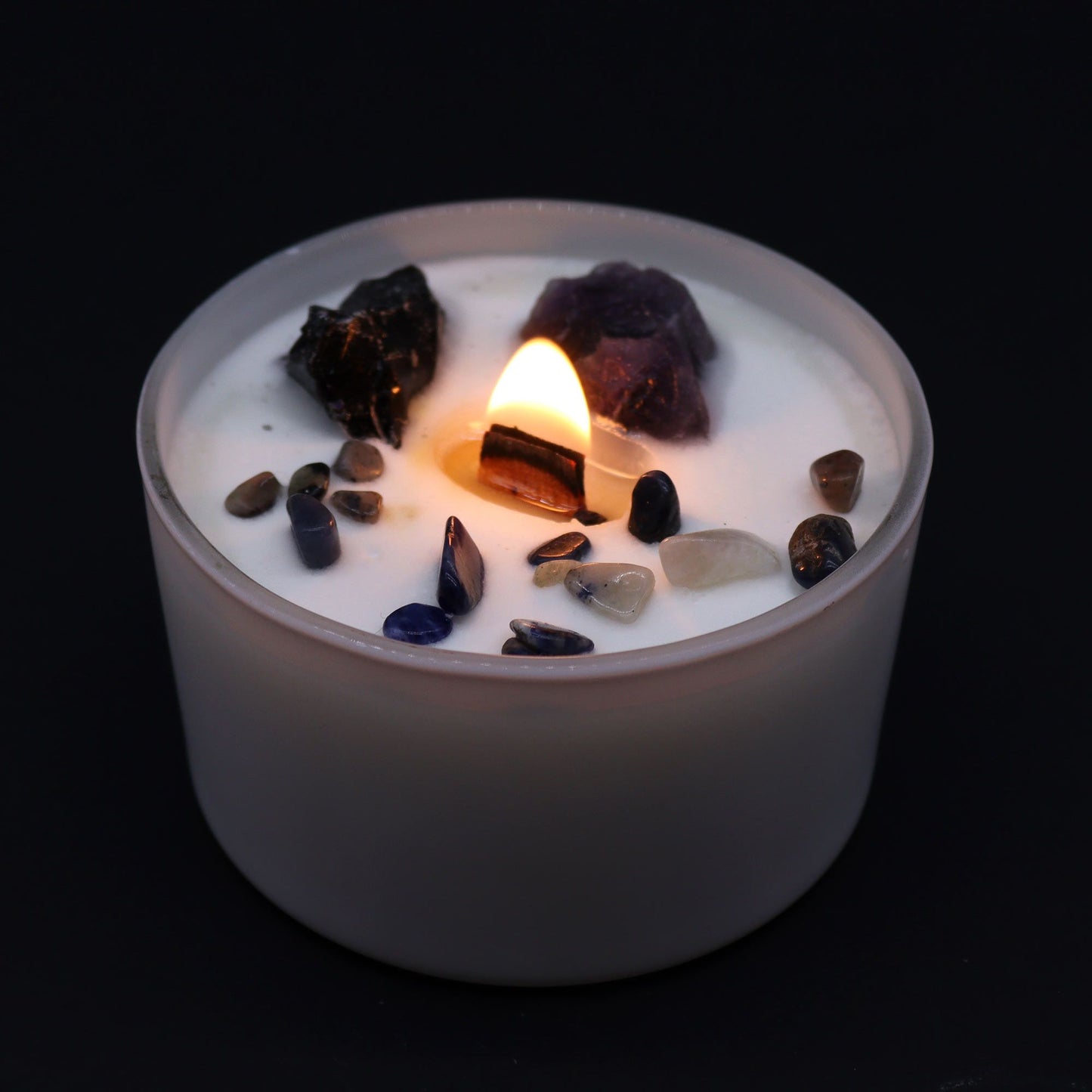 Bougies de cristal de chakra — Chakra du plexus solaire