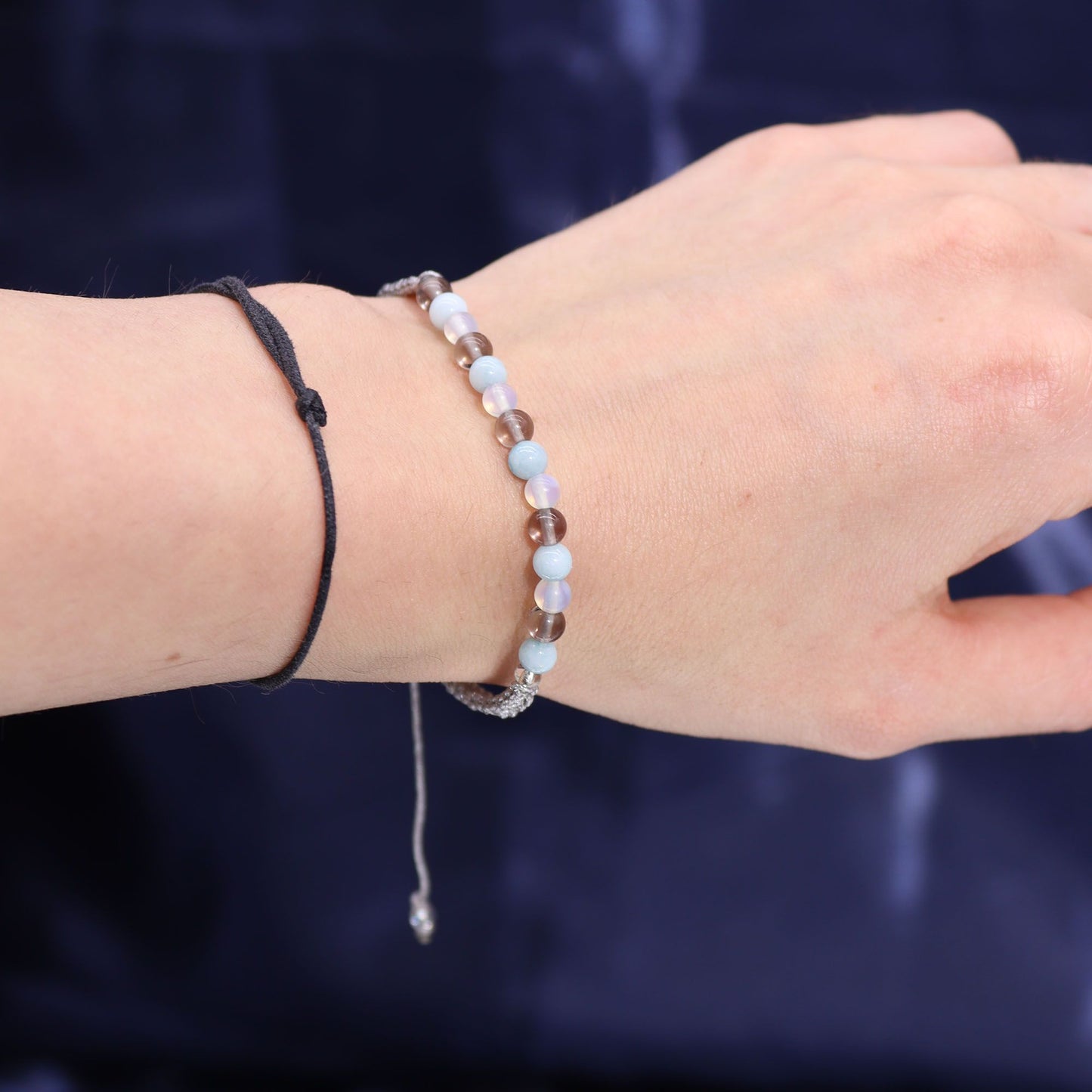 Bougie de cristal du zodiaque à bracelet — Cancer