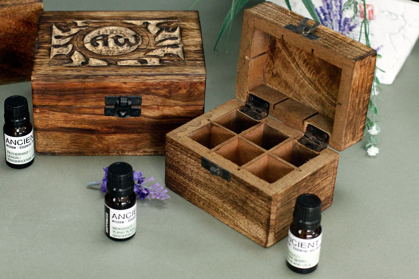 Coffret d’aromathérapie manguier — Floral · 6 flacons