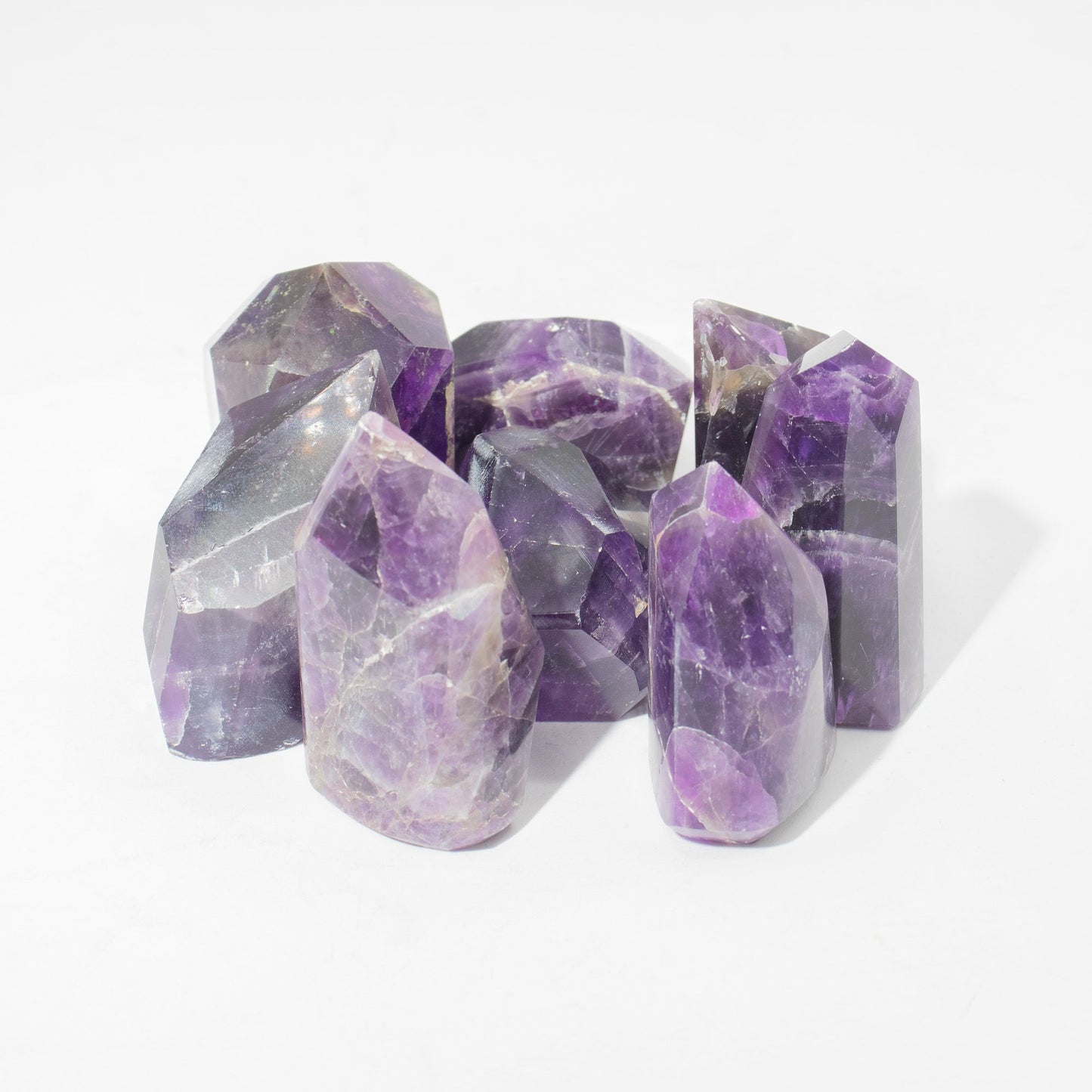 Pointe de gemme — Améthyste d’Afrique · 6 cm
