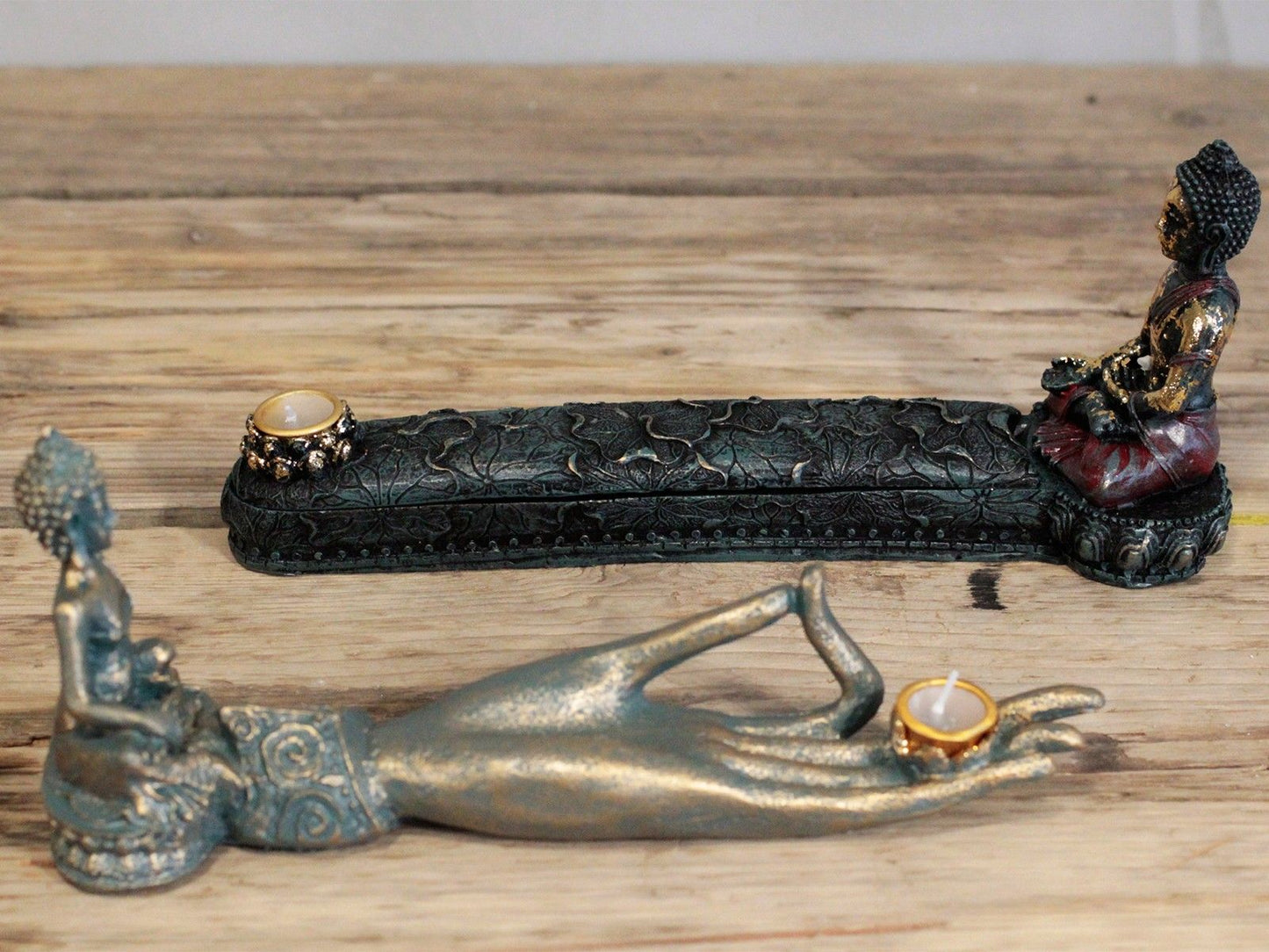 Bouddha ancien — Brûleur d’encens & coffret