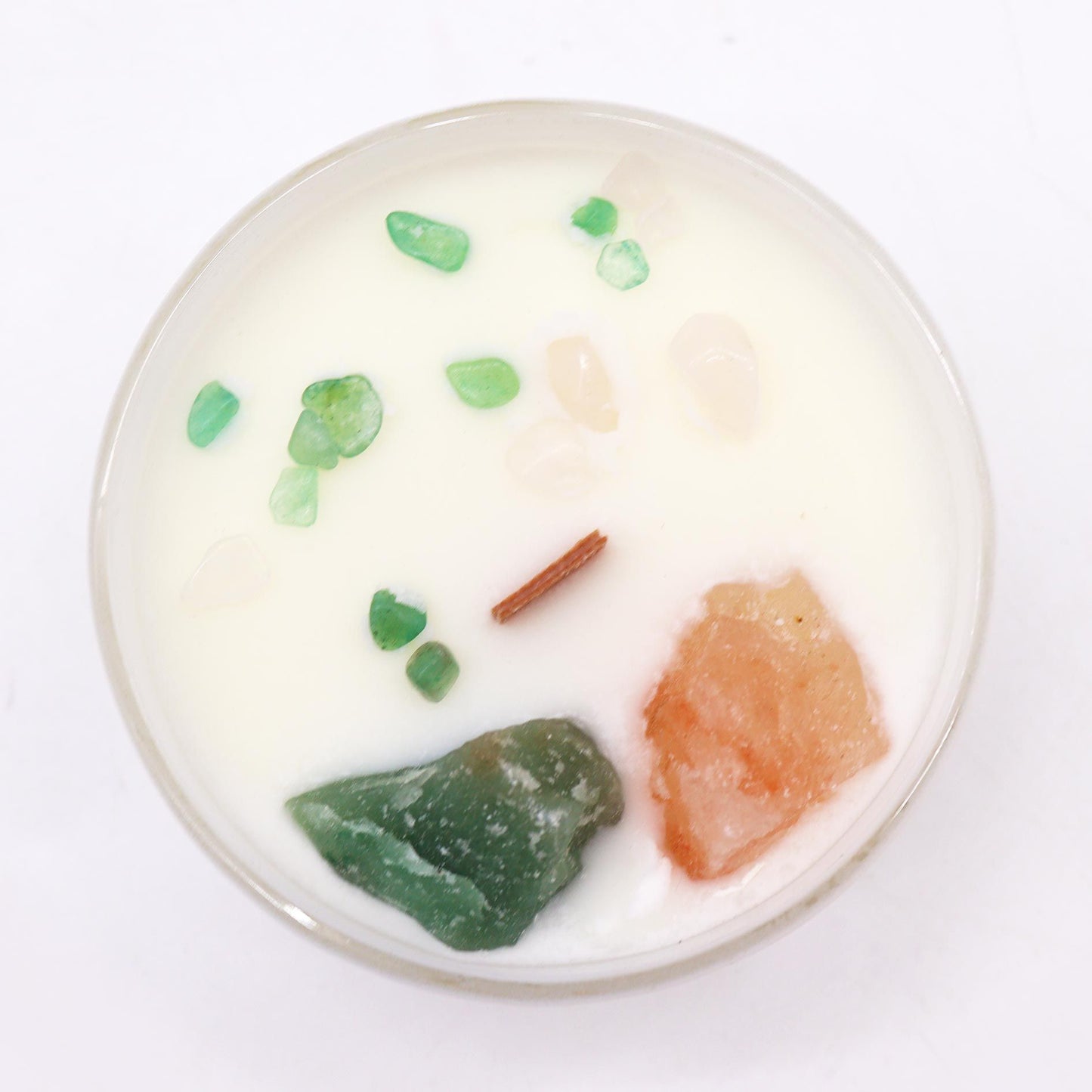 Bougies de cristal de chakra — Chakra du cœur