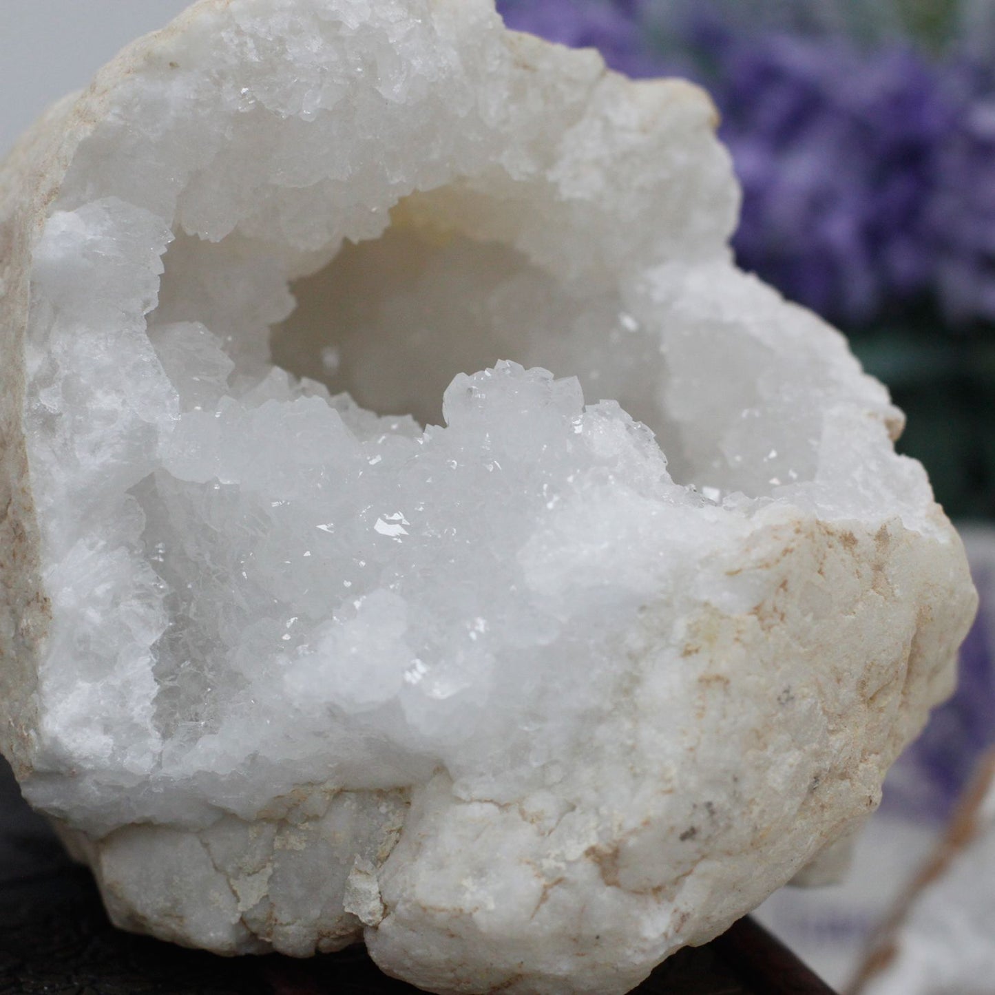Géode de calcite · 12 cm