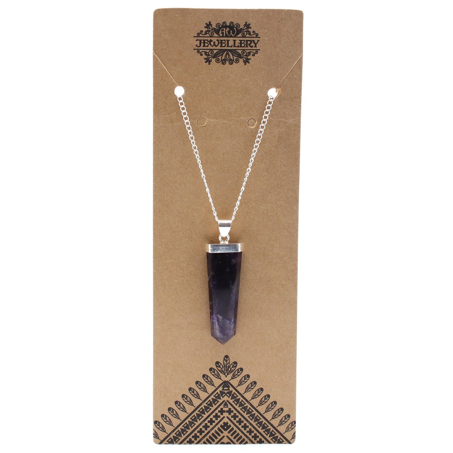 Pendentif plat — Améthyste