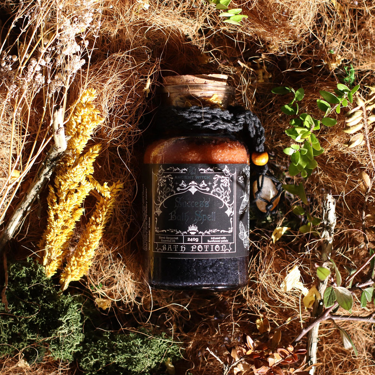 Potion de bain de sorcière, amulette de citrine — vue 5