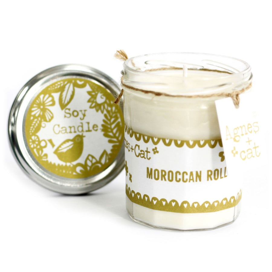 Bougies en pot de verre — Moroccan Roll