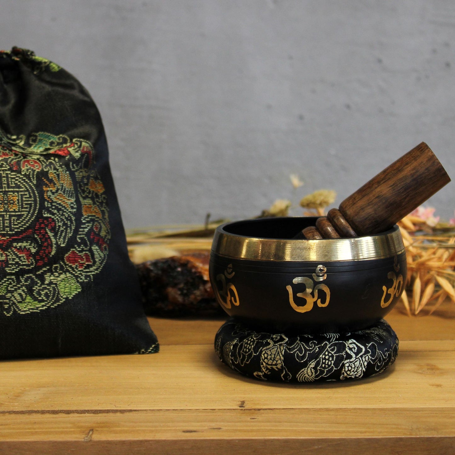 Jeu de bols chantants Yoga Om