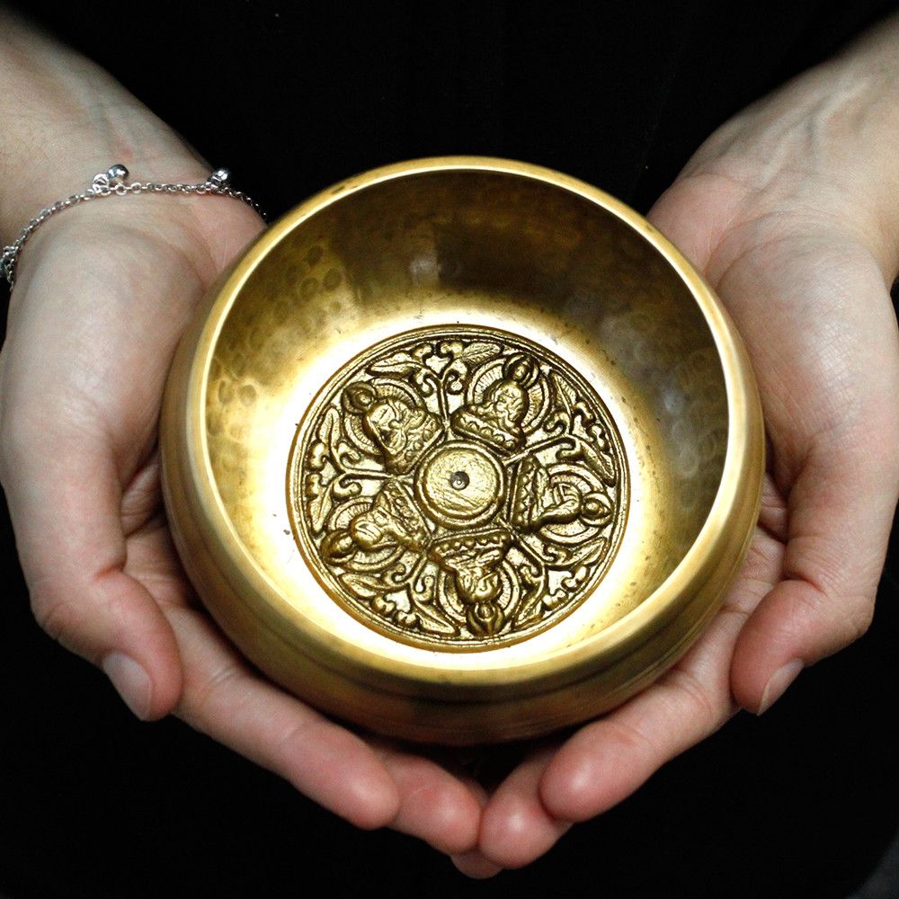 Bol chantant — Cinq Bouddha · 10cm