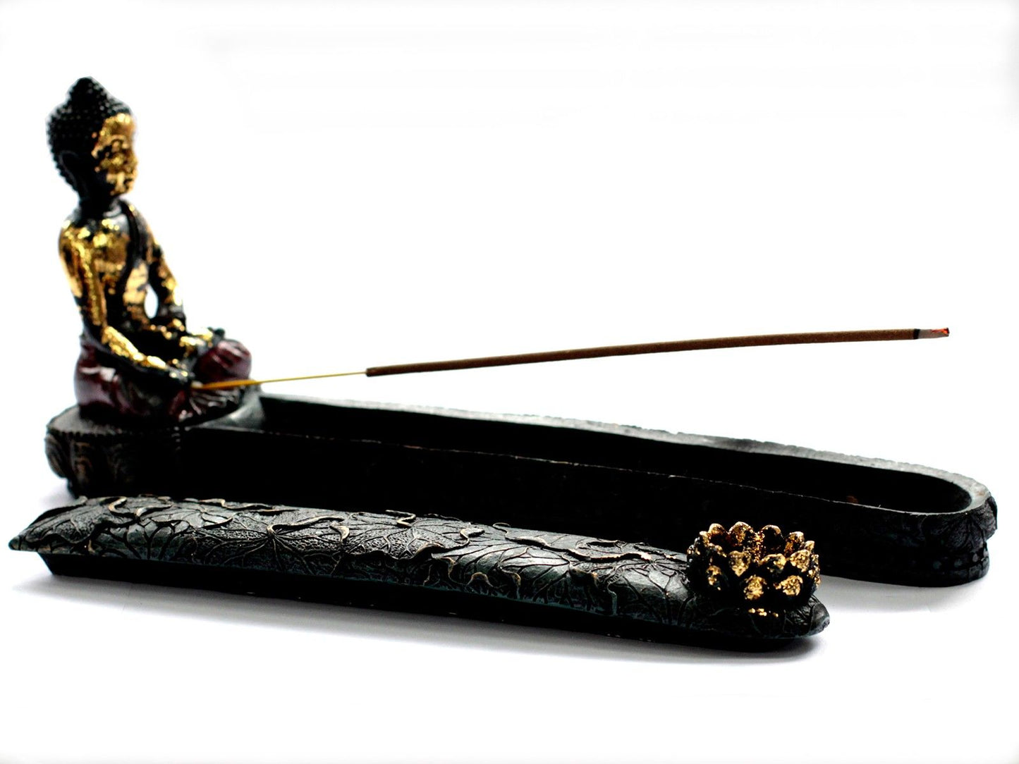 Bouddha ancien — Brûleur d’encens & coffret