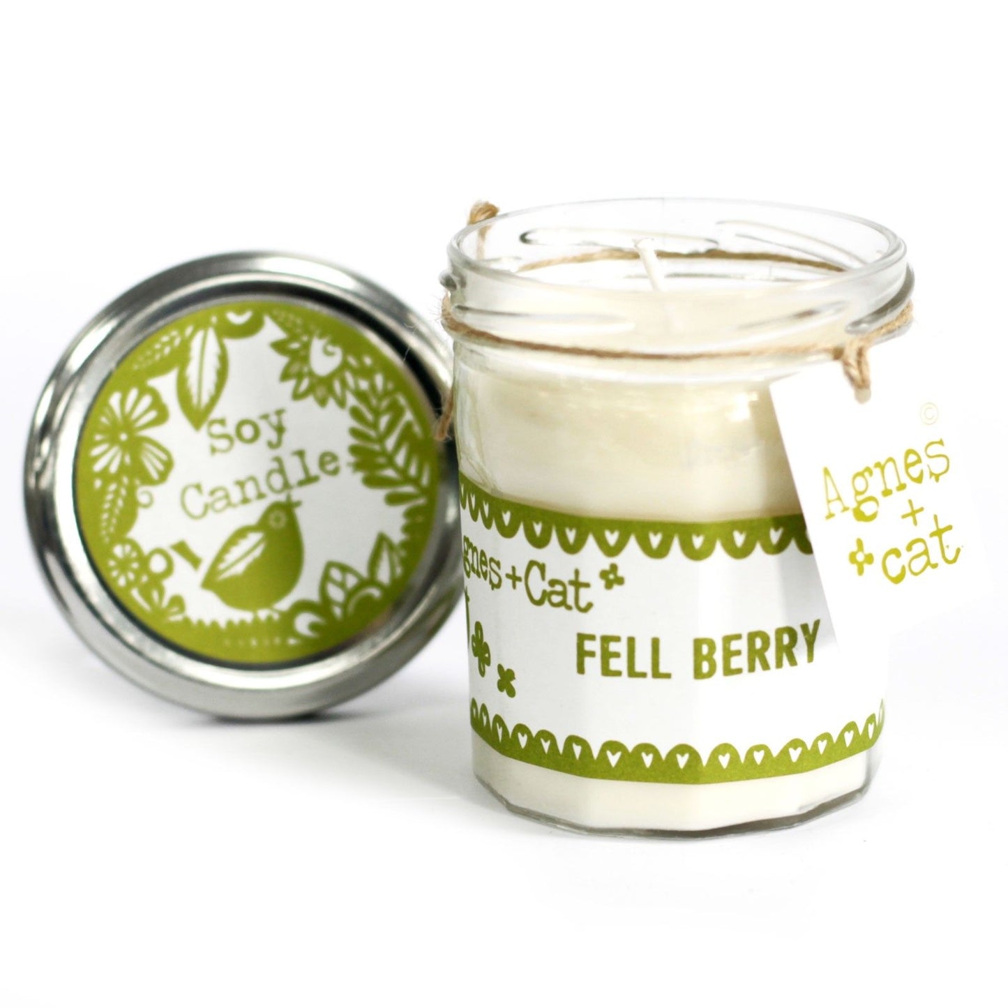 Bougies en pot de verre — Fell Berry