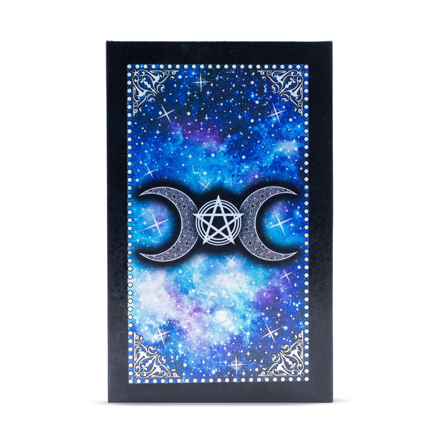 Jeu de tarot à feuille bleue — Visage de la lune