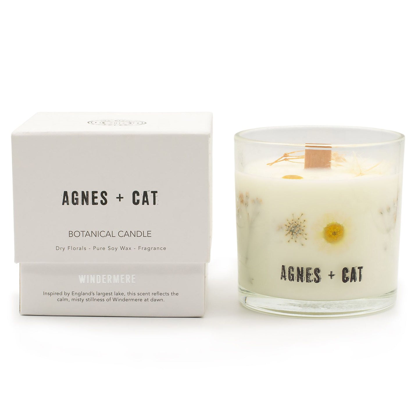 Bougie de cire de soja botanique — Windermere