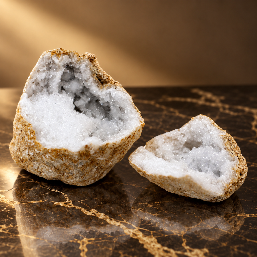 Géode de calcite 12 cm