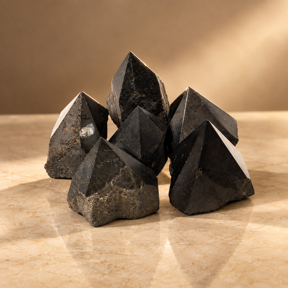 Pointes polies de tourmaline de l’Inde, sachet de 700 g — vue 2