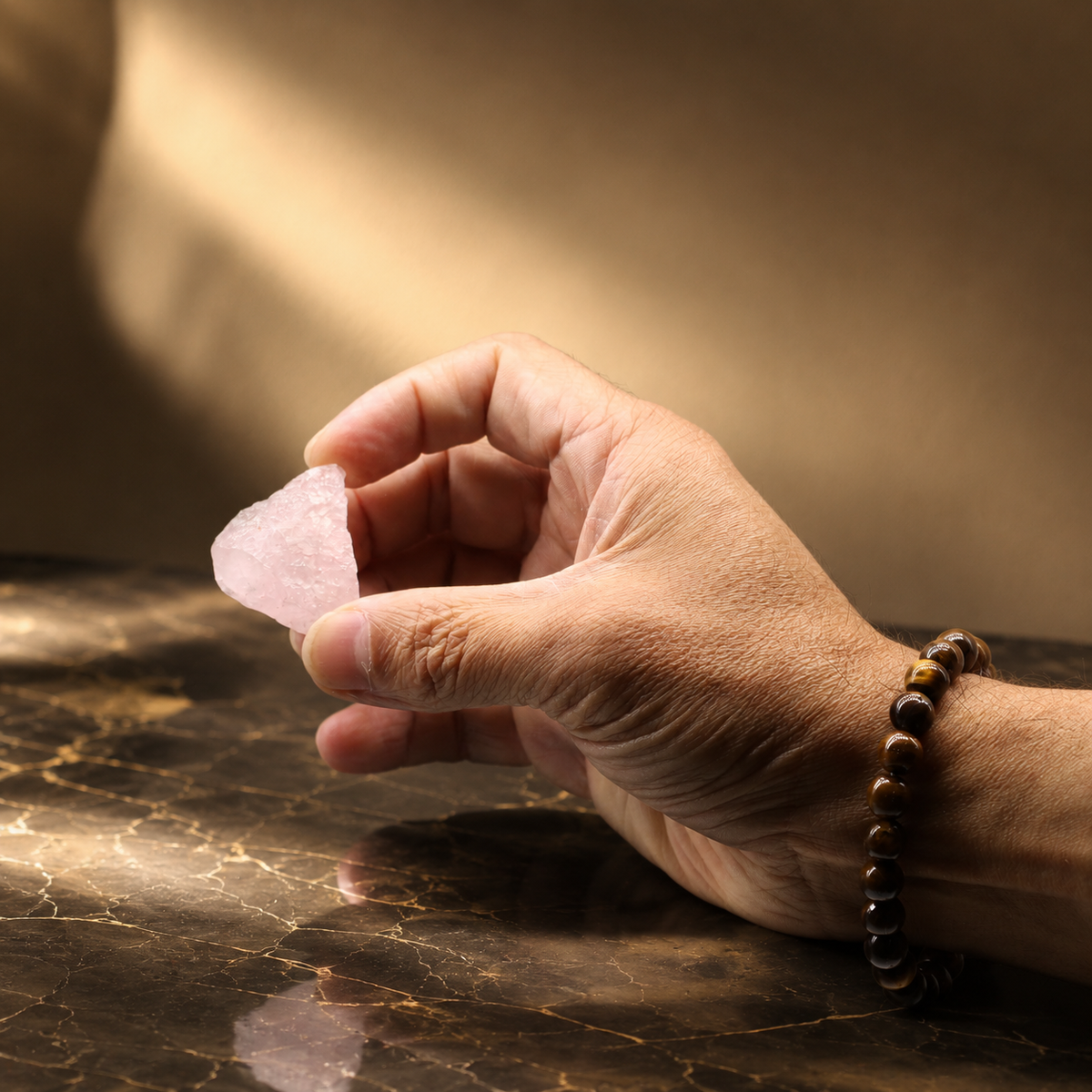 Cristaux bruts en quartz rose 500 g — vue 2