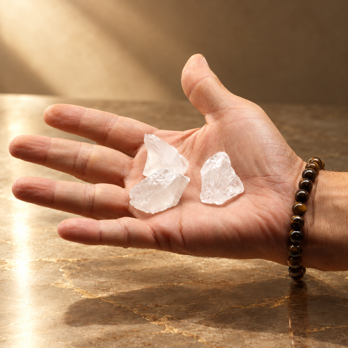 Cristaux bruts en cristal de roche 500 g — vue 2