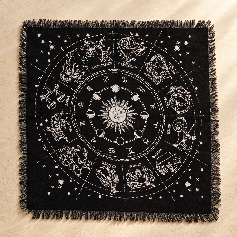 Nappe d’autel à franges horoscope