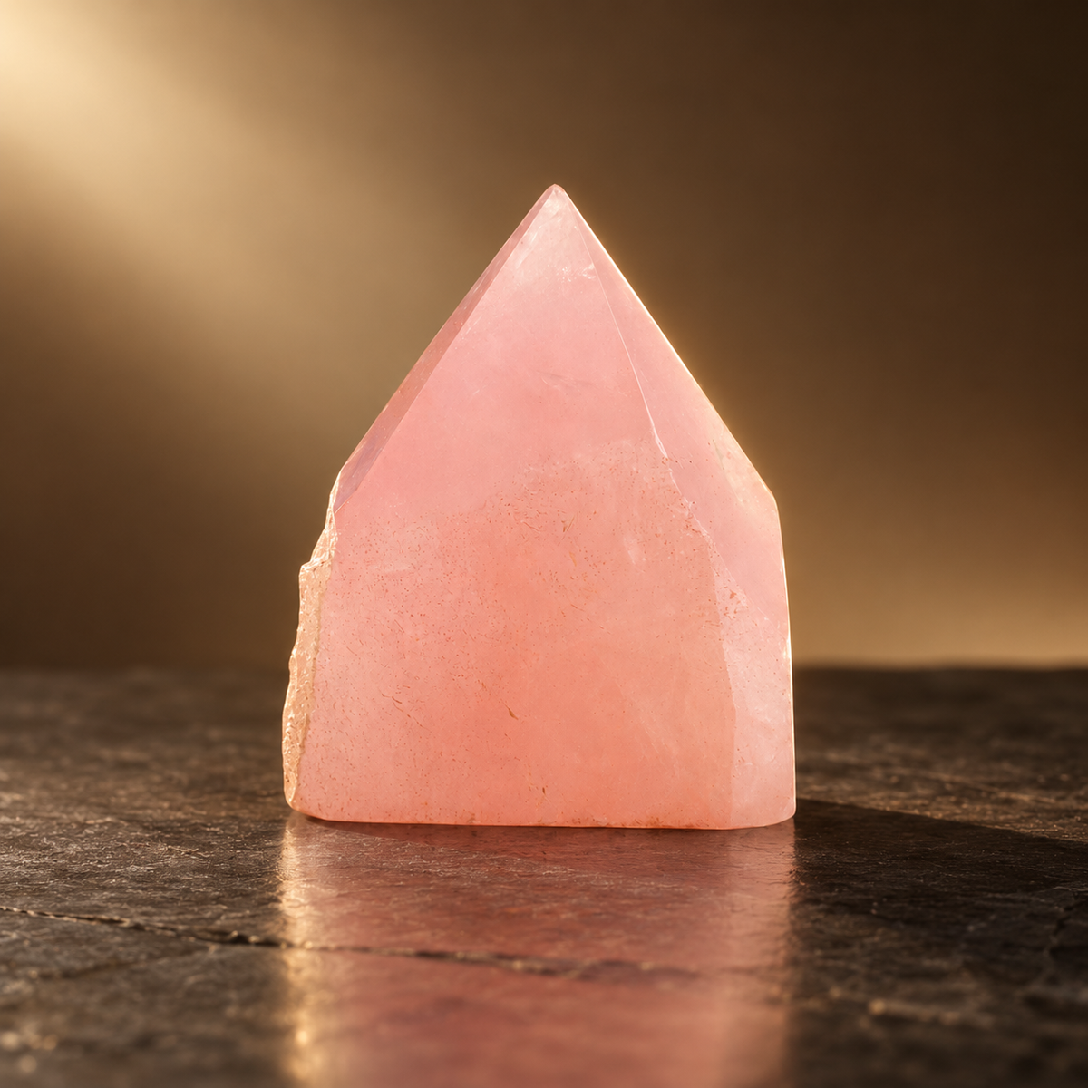 Pointes polies de quartz rose indien, sachet de 500 g — vue 2