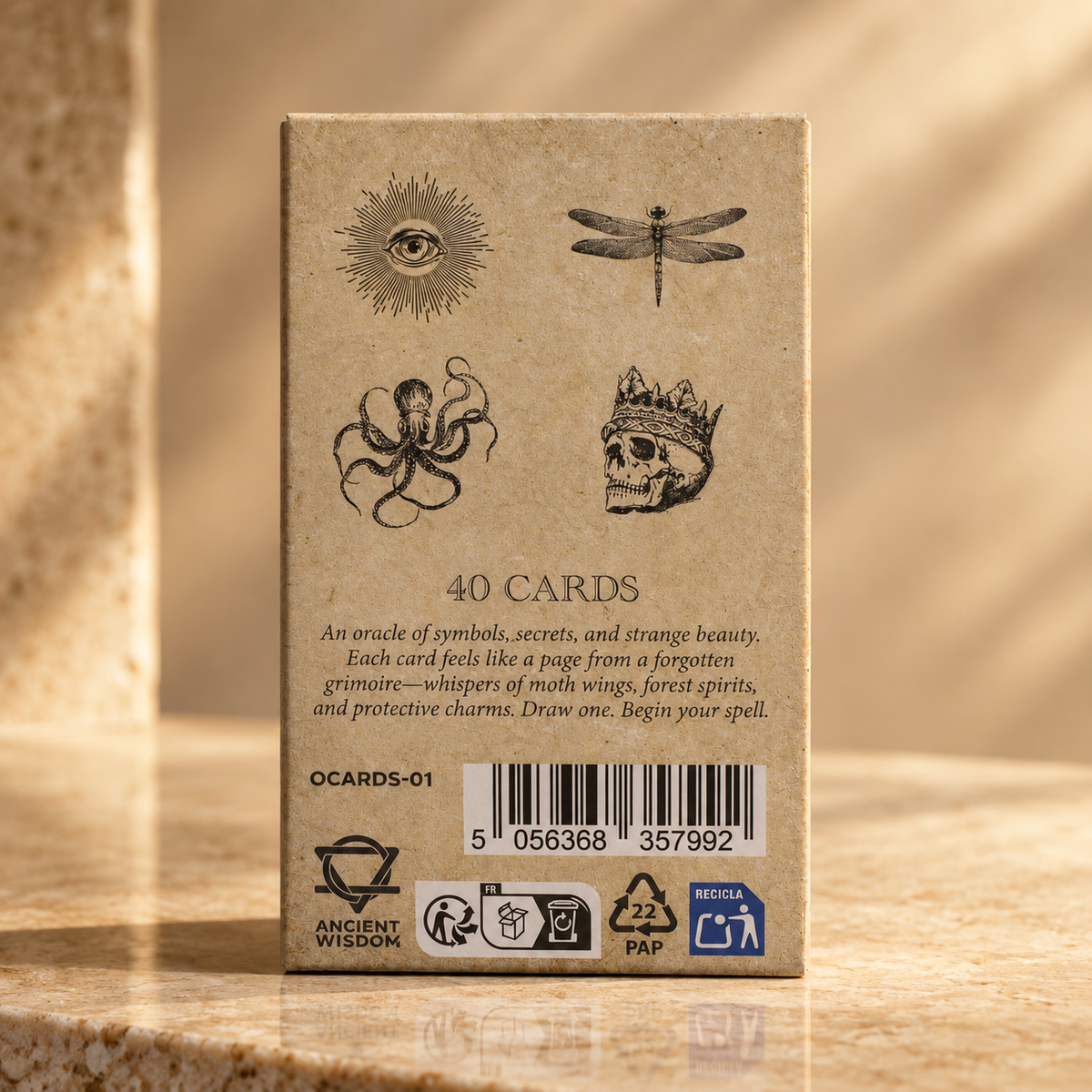 Cartes oracle de sorcellerie Grimoire — vue 2