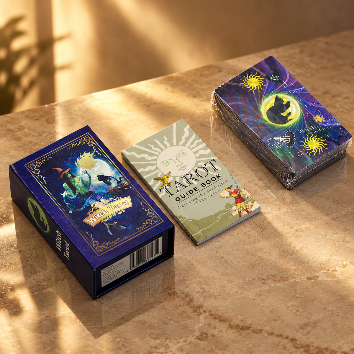 Jeu de tarot de la sorcière, à feuille pourpre — vue 2