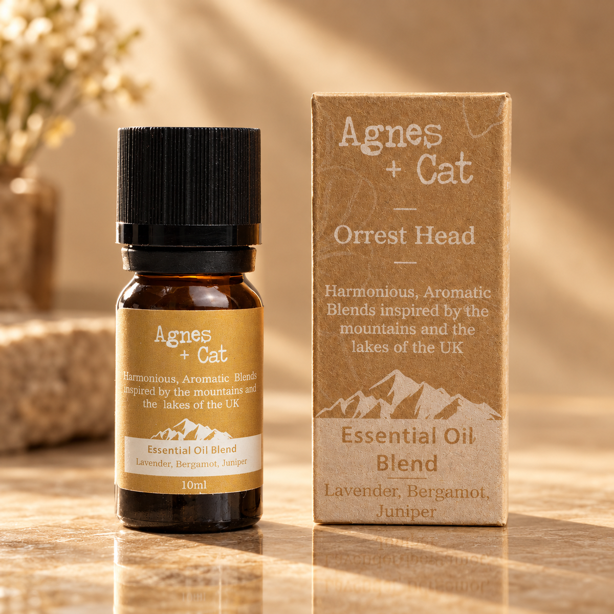 Mélange d’huiles essentielles Orrest Head, lavande, bergamote et genévrier