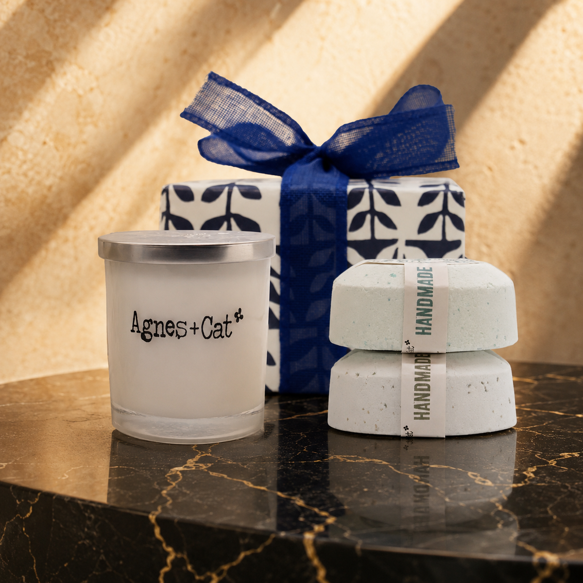 Coffret bain et bougie Sel marin et mousse — vue 3