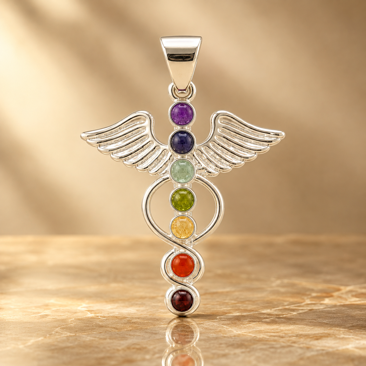 Pendentif ange chakra