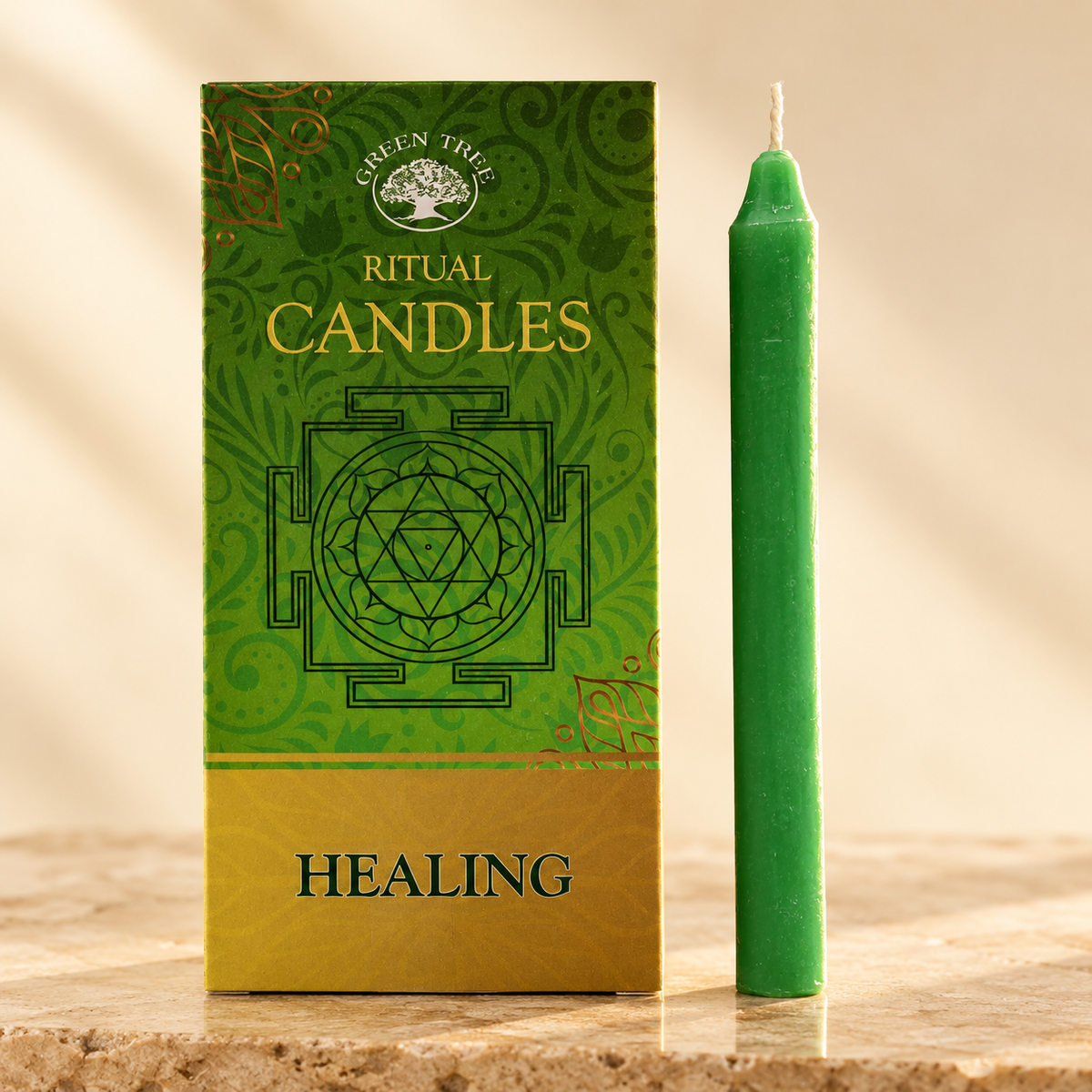 Coffret de 10 bougies rituelles Guérison