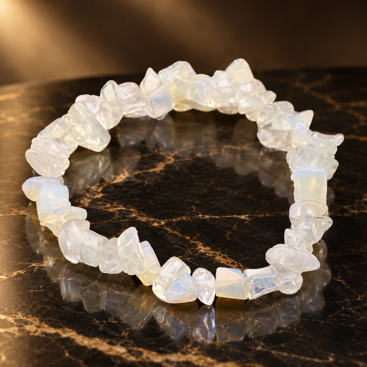 Bracelet en éclats d’opalite