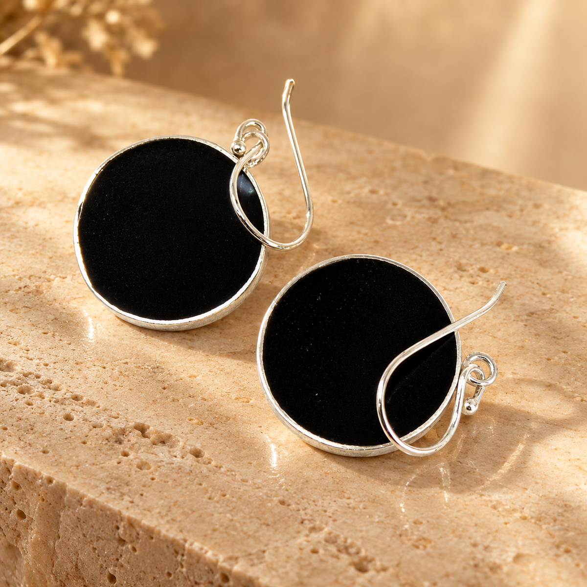 Boucles d’oreilles arbre de vie en argent 925, ormeau — vue 3