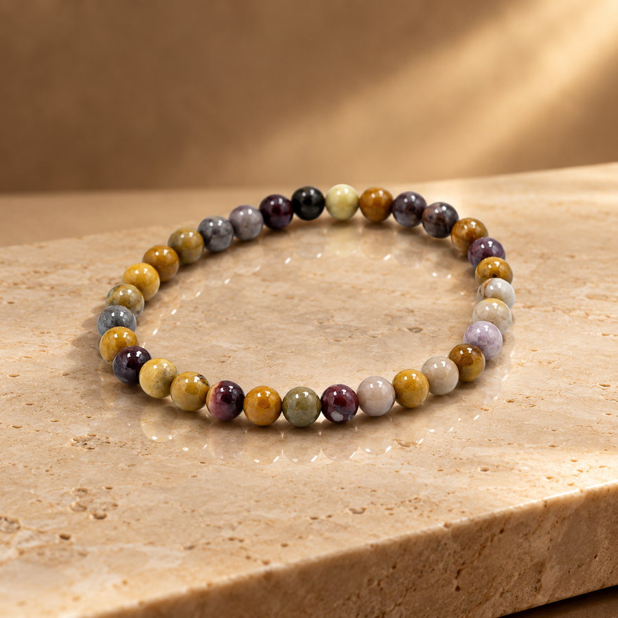 Bracelet d’intention en mookaïte, sagesse